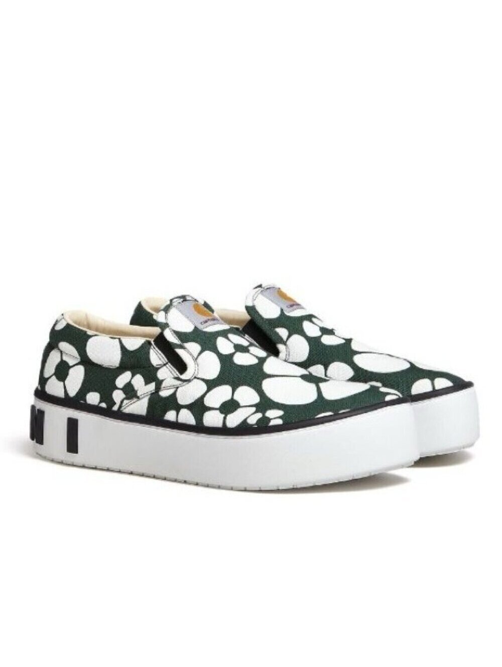 Marni x Carhartt WIP Slip-On Floral Low Cut Slip-On Sneakers Size 44 NEW $750